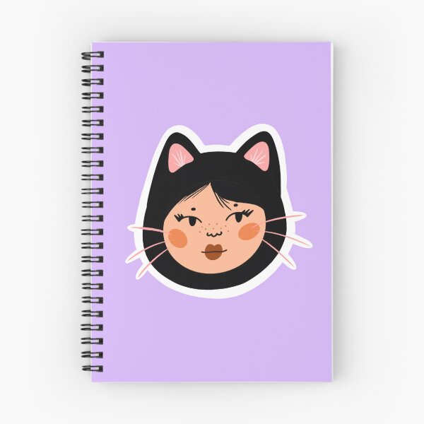 Aperçu de l'œuvre Black Cat Balaclava Babe 2 créée et vendue par Ceramwitch.