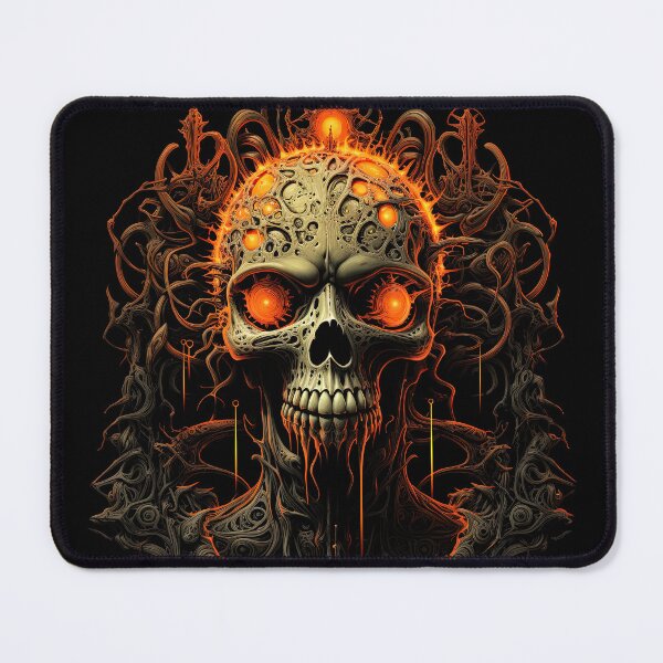 Item preview, Alien Skull Surrounded by Biomechanical Pumpkins 2 designed and sold by eyestetix.
