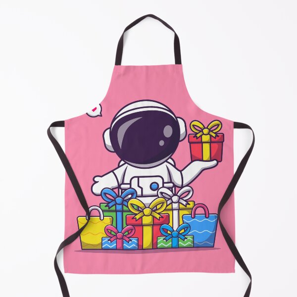 Item preview, Cosmic Surprise: Cute Astronaut Holding Gift Box Cartoon Vector Icon Illustration designed and sold by hjian8219.