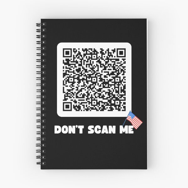 Item preview, Funny QR Code linking to The Star-Spangled Banner Don't Scan Me designed and sold by RiptideShirt.