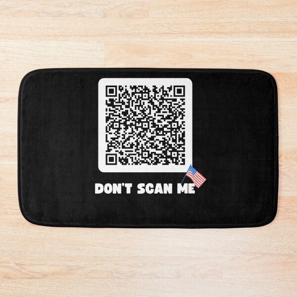 Item preview, Funny QR Code linking to The Star-Spangled Banner Don't Scan Me designed and sold by RiptideShirt.