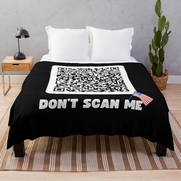 Item preview, Funny QR Code linking to The Star-Spangled Banner Don't Scan Me designed and sold by RiptideShirt.
