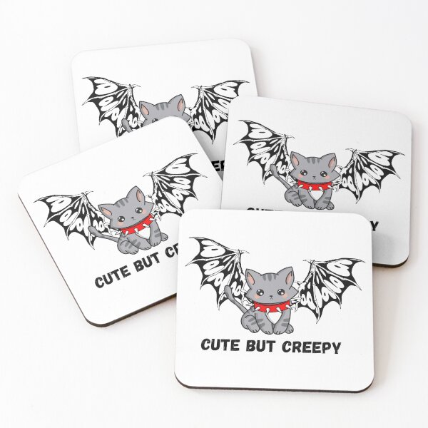 Item preview, Cute but Creepy Cat with Bat Wings  designed and sold by tumbleweedphoto.