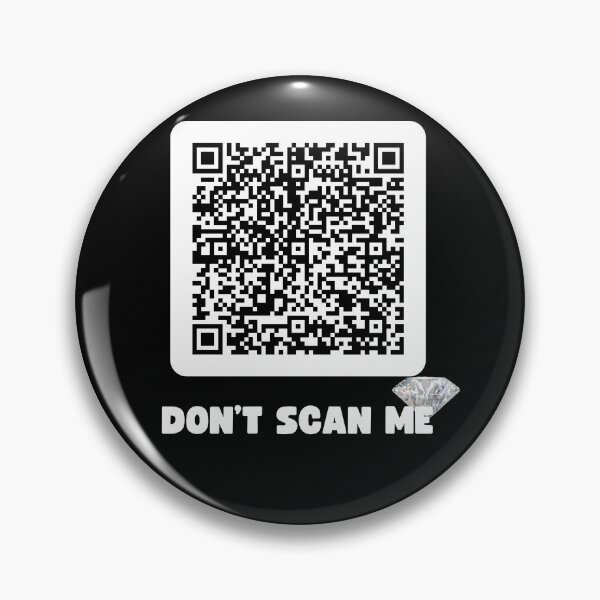 Item preview, Funny QR Code linking to Diamonds Classic Don't Scan Me designed and sold by RiptideShirt.