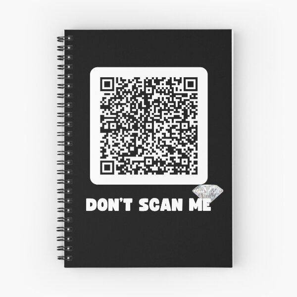 Item preview, Funny QR Code linking to Diamonds Classic Don't Scan Me designed and sold by RiptideShirt.