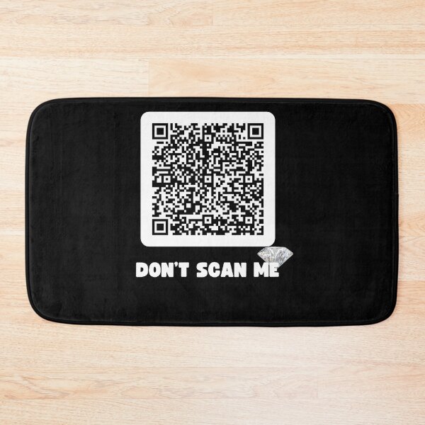 Item preview, Funny QR Code linking to Diamonds Classic Don't Scan Me designed and sold by RiptideShirt.