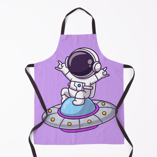 Item preview, UFO Co-Pilot: Cute Astronaut Sitting on UFO Cartoon Vector Icon Illustration designed and sold by hjian8219.