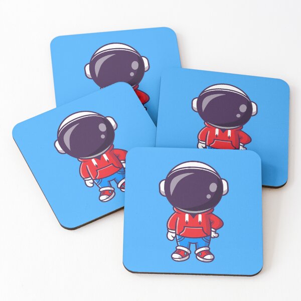Item preview, Stylish Space Explorer: Cute Cool Astronaut with Jacket and Jeans Cartoon Vector Icon Illustration designed and sold by hjian8219.