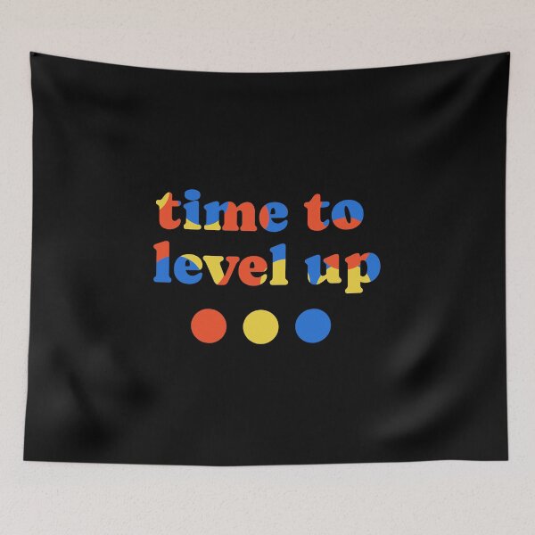 Item preview, time to level up - inspiration quote gamer birthday boy designed and sold by TNwandesignart.