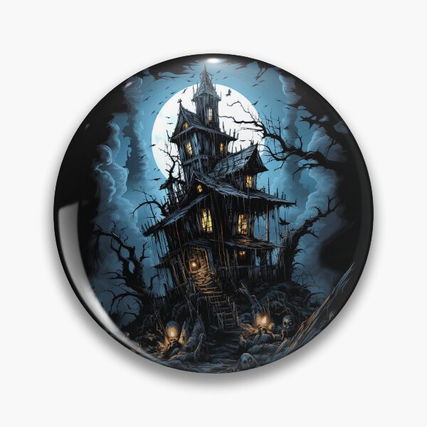 Item preview, The Haunted Castle against Full Moon designed and sold by eyestetix.