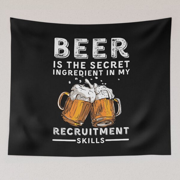 Item preview, Funny Recruiter - Beer Alcohol Recruiting designed and sold by Recruiter-Love.