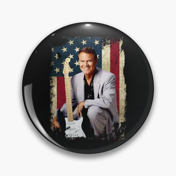Item preview, Retro American Flag Legend Music Glen Campbell Gift designed and sold by ConnerJosiah.