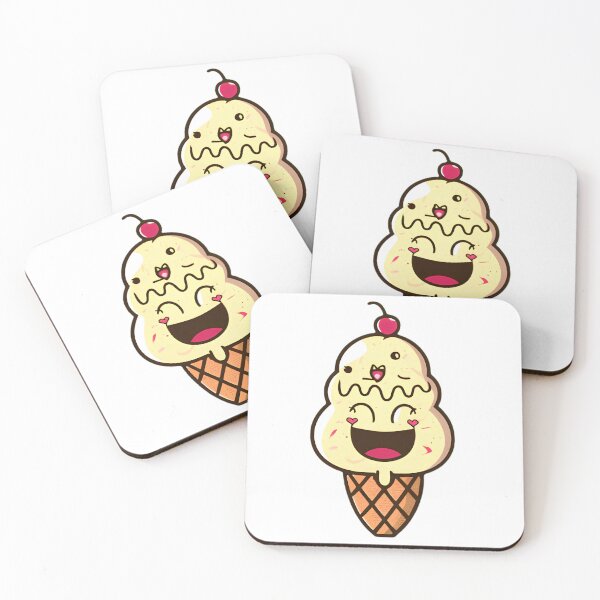 Item preview, smiley ice cream designed and sold by SabyDigitalArt.