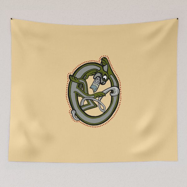 Item preview, Celtic Cat Letter O designed and sold by Donnahuntriss.