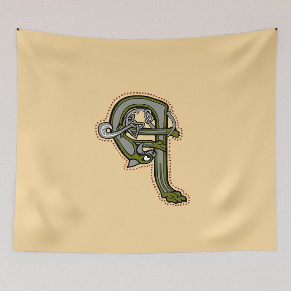 Item preview, Celtic Cat Letter Q designed and sold by Donnahuntriss.