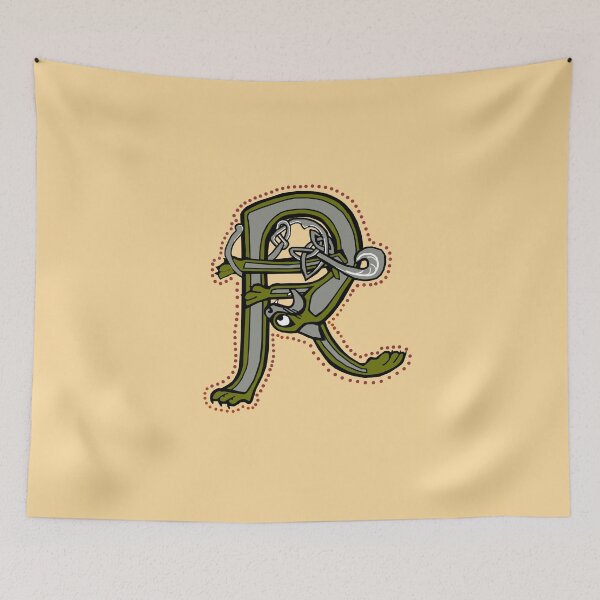 Item preview, Celtic Cat Letter R designed and sold by Donnahuntriss.