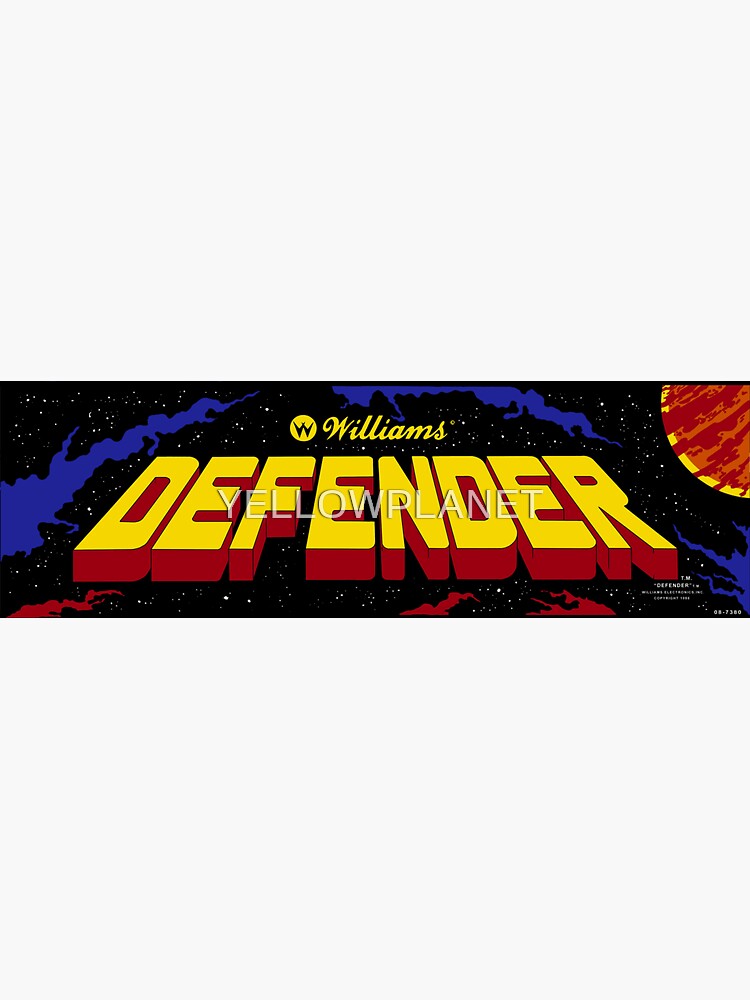 "DEFENDER" Sticker for Sale by Redbubble