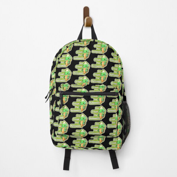 Item preview, Ice Cream for Halloween Vivid Green Ice cream Turtle Shirt With Black Background designed and sold by ZEESDESIGN.