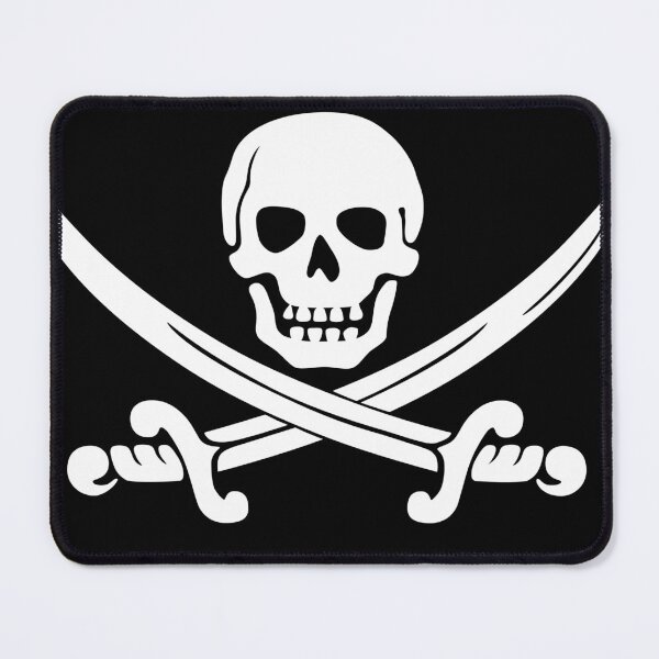 Item preview, Pirate Skull Cross Swords designed and sold by miyagifactory.