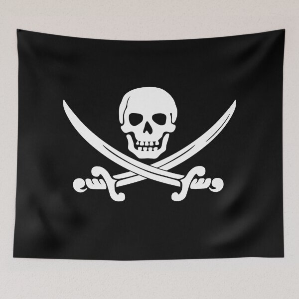 Item preview, Pirate Skull Cross Swords designed and sold by miyagifactory.