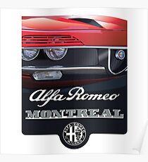 Póster Alfa Romeo Montreal