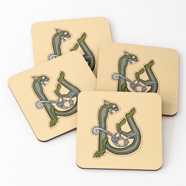 Item preview, Celtic Cat Letter U designed and sold by Donnahuntriss.