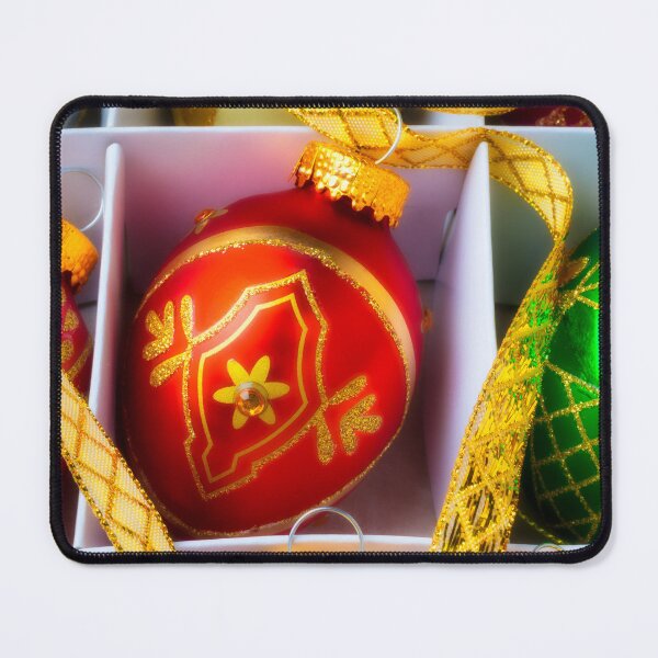 Item preview, Box Of Ornaments With Gold Ribbon designed and sold by Garry Gay.