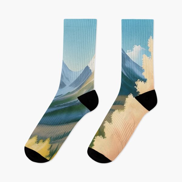Item preview, Watercolor and Impressionism Mountain Landscape -  Oil painting designed and sold by joejiing.