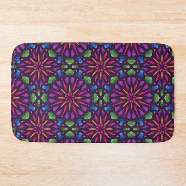 Item preview, Vintage patchwork with floral mandala designed and sold by obinsuma.