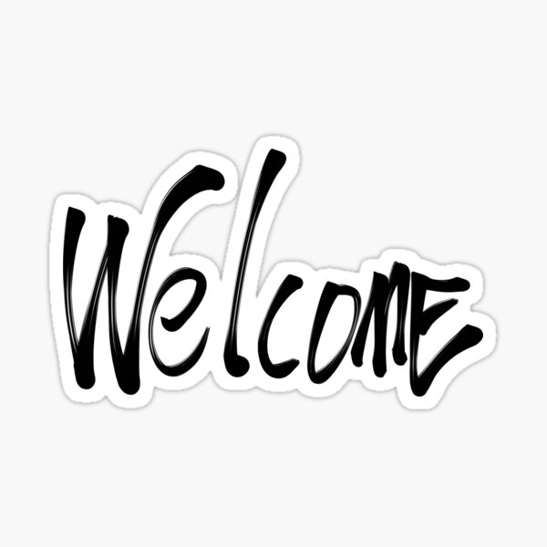 welcome Sticker