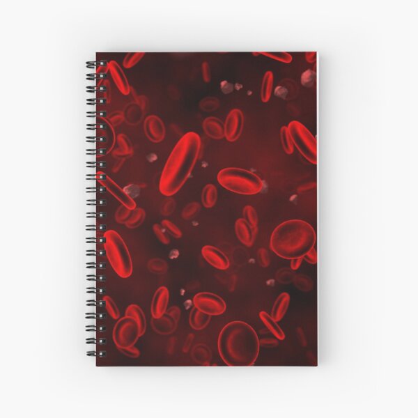 Red Blood Cells Spiral Notebook
