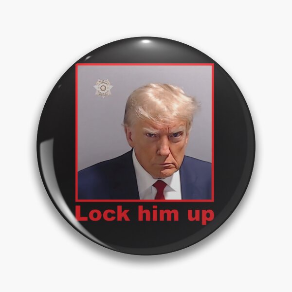 Item preview, Donal Trump Mugshot Lock Him Up Active designed and sold by EvelynDick.