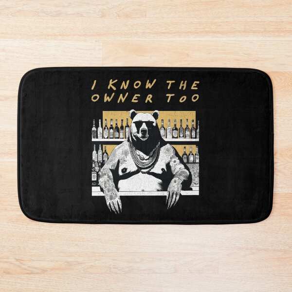 Item preview, I Know The Owner Too - Retro Bartender designed and sold by Hugo Bloke.