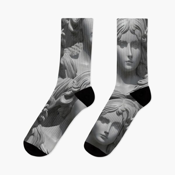 Item preview, Black and white woman statue pattern designed and sold by likbatonboot.