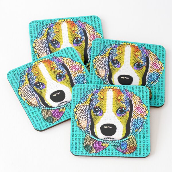 Item preview, Dots the Beagle Dog designed and sold by purplesensation.