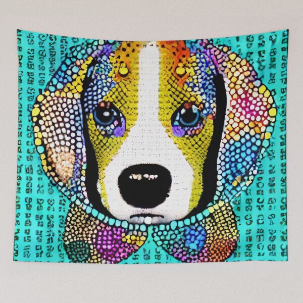 Item preview, Dots the Beagle Dog designed and sold by purplesensation.