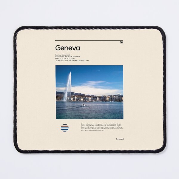 Item preview, Visit Geneva, Switzerland (Travel poster) designed and sold by RabbitK.