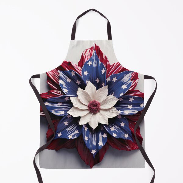 Item preview, American flag flower overlay print designed and sold by dcrc.