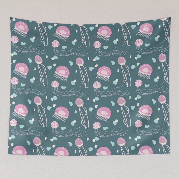 Item preview, Jellyfish Pattern - Pink designed and sold by Sansa Miura.