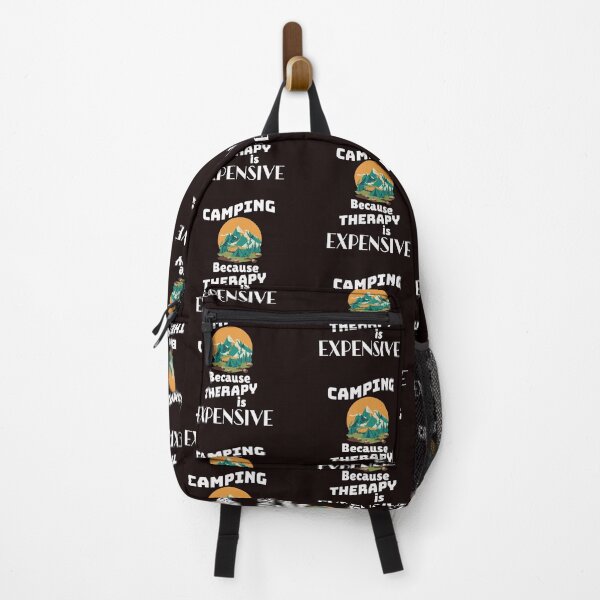 Item preview, Camping Because Therapy Is Expensive designed and sold by TheCatmeow2000.