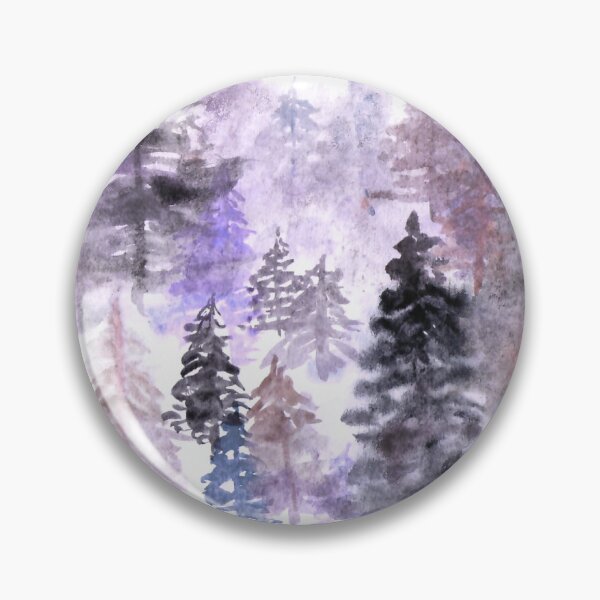 Item preview, Watercolor Forest Trees Purple designed and sold by Khardgrove.