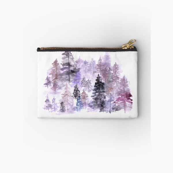 Item preview, Watercolor Forest Trees Purple designed and sold by Khardgrove.