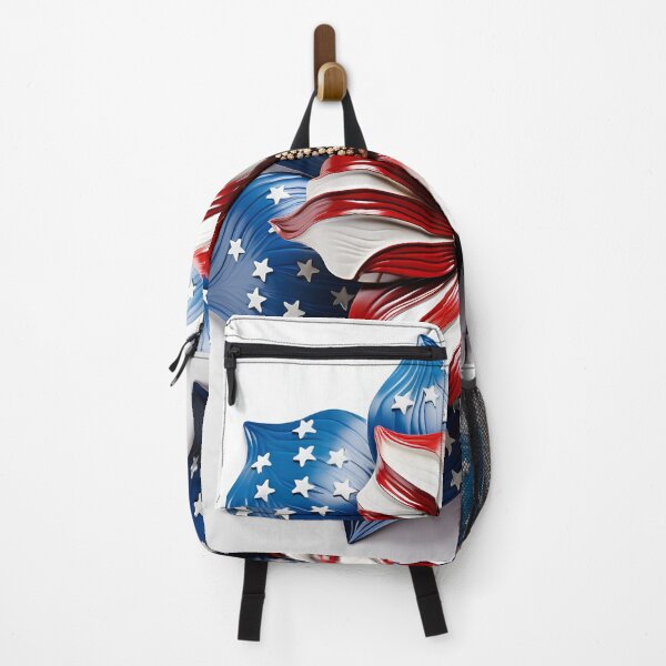 Item preview, American flag flower overlay print designed and sold by dcrc.