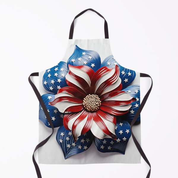 Item preview, American flag flower overlay print designed and sold by dcrc.