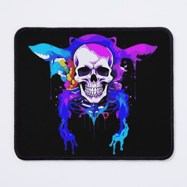 Item preview, Color-splashed Skull designed and sold by SilverFoxxShop.