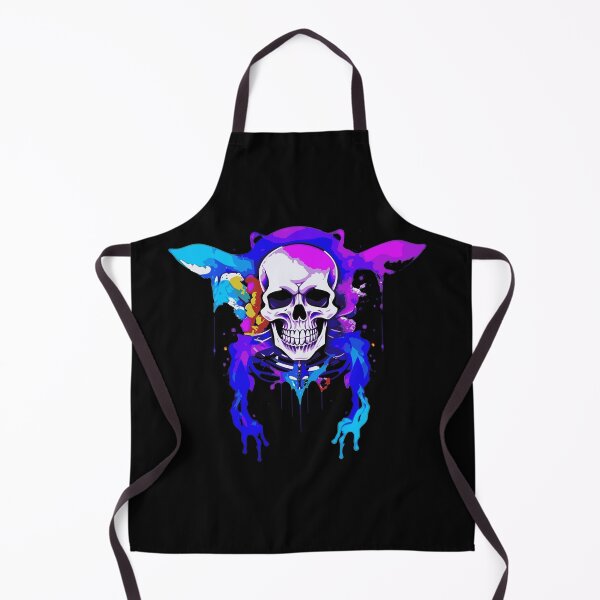 Item preview, Color-splashed Skull designed and sold by SilverFoxxShop.