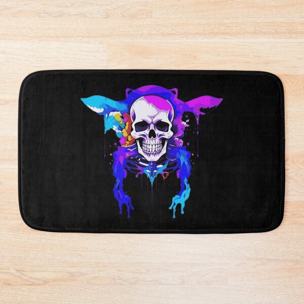 Item preview, Color-splashed Skull designed and sold by SilverFoxxShop.