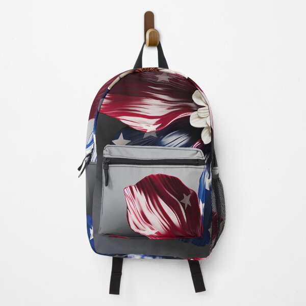 Item preview, american flag flower overlay print designed and sold by dcrc.