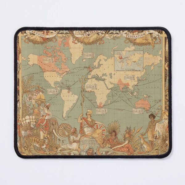 Item preview, Walter Crane, British Empire in 1886 designed and sold by NouveauEra.