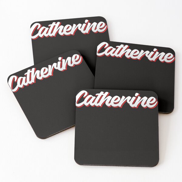 Item preview, Retro Catherine Name Label (Black) designed and sold by KACIIBARN.